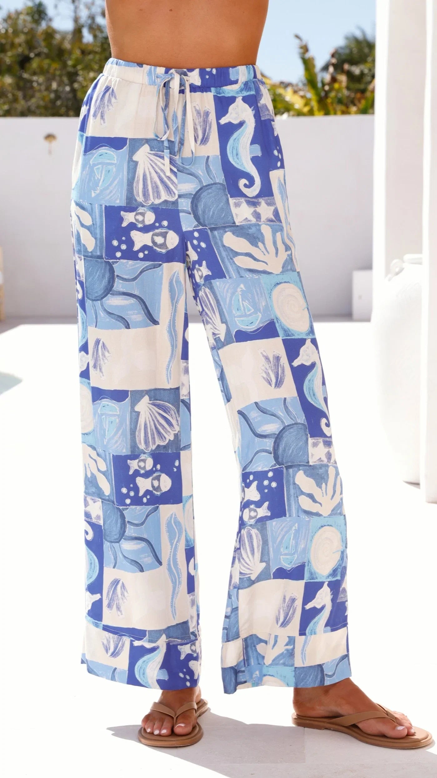 Maylin Pants Ocean Mirage