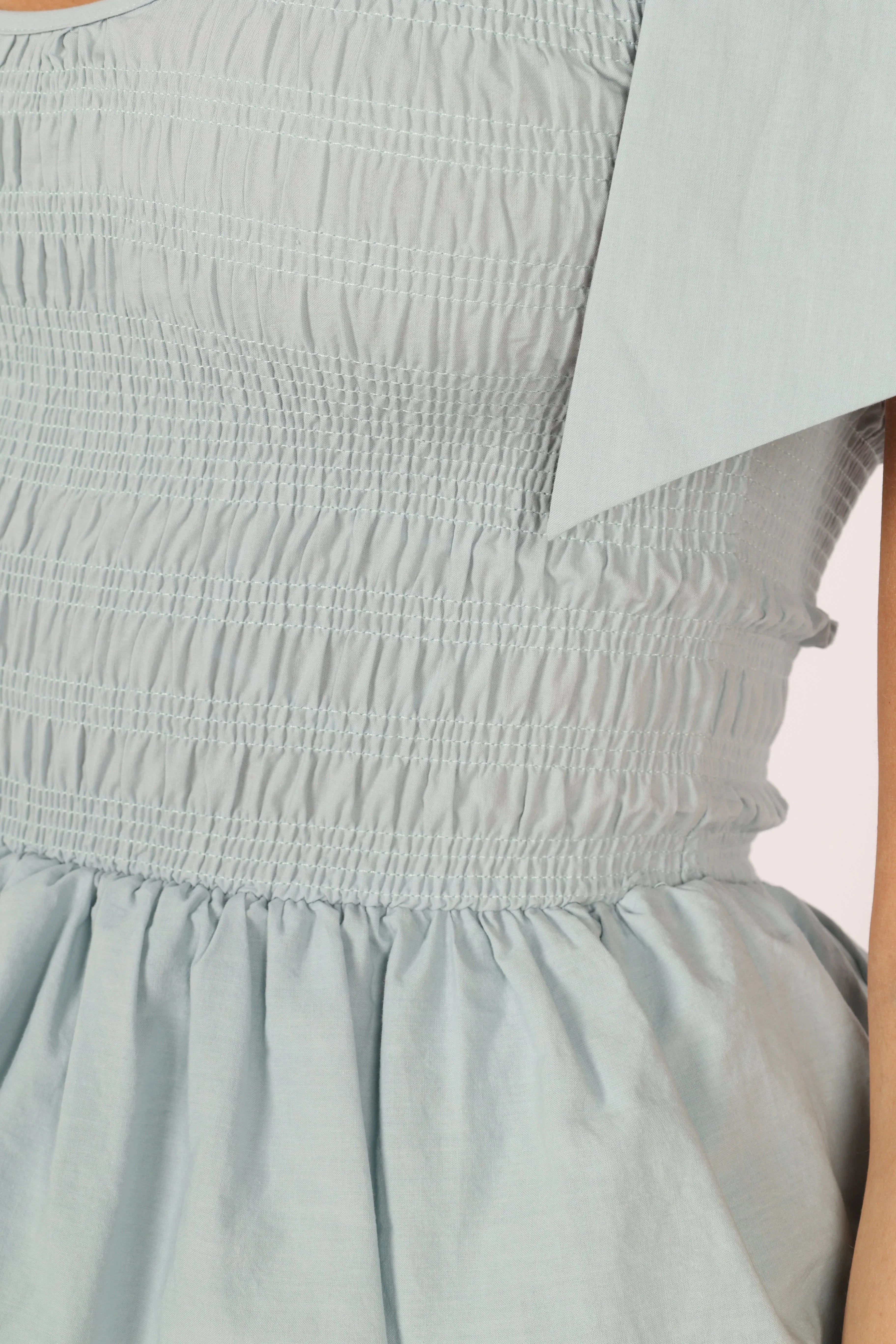 Raphael Tiered Maxi Dress Blue