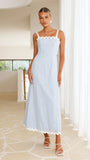 Fiora Maxi Dress Baby Blue
