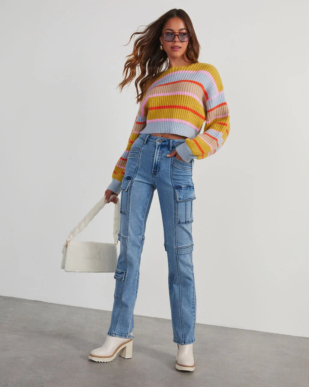 Zhaire Super Stretch High Rise Straight Jeans