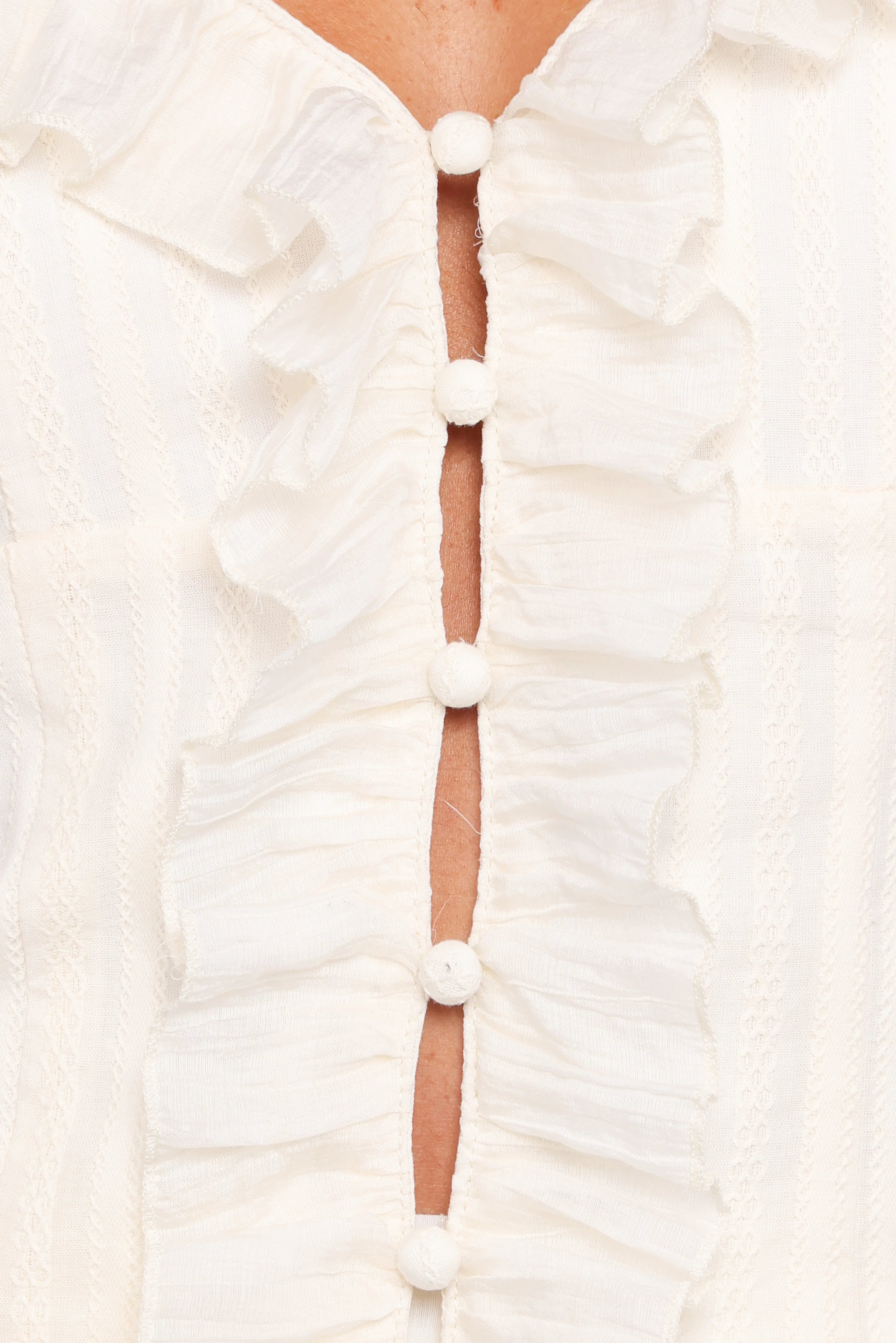 Eulalie Corset Top Cream