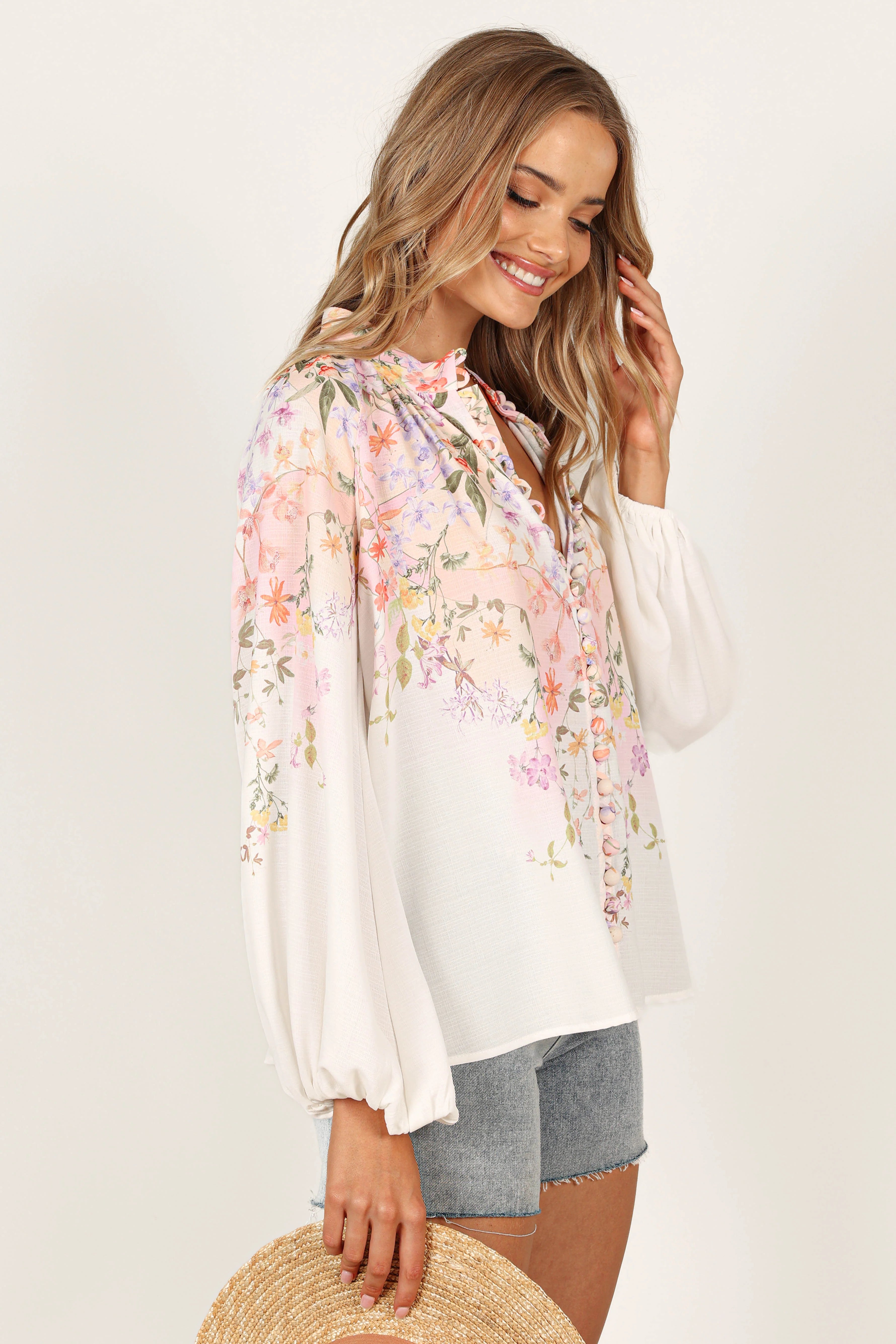 Tiarna Shirt White Floral