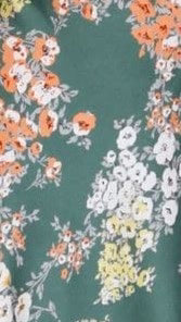 Dreamers Midi Dress Green Floral