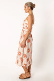Ryder Strapless Midi Dress Soleil