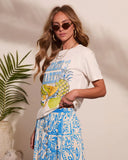 Farmers Market Fruit Graphic Short Sleeve Tee