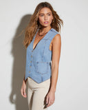 Emerson Button Down Denim Vest