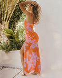 Southern Sun Halter Maxi Dress