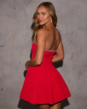 Focus On Me Embellished Strapless Mini Dress