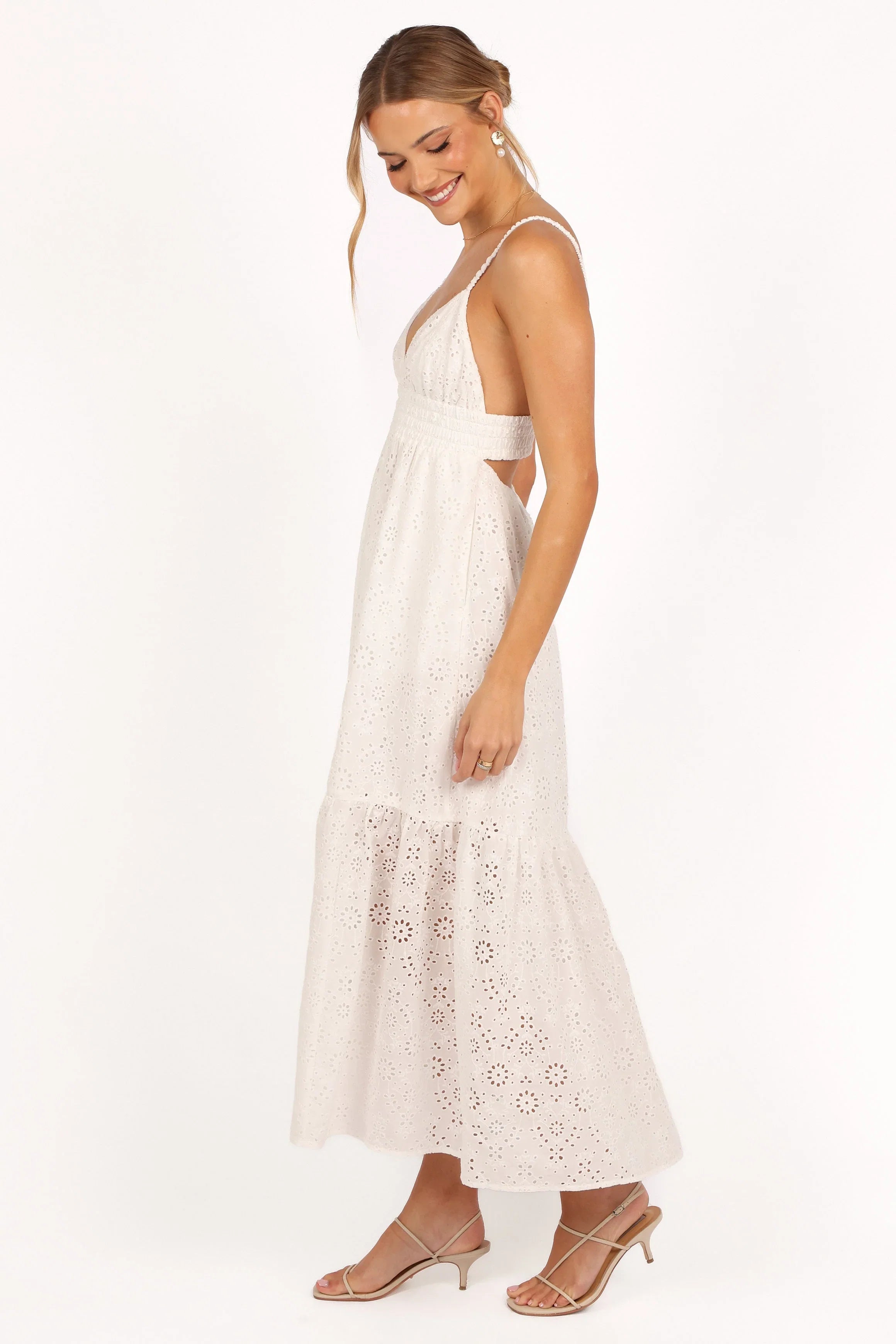 Ivannah Midi Dress Ivory