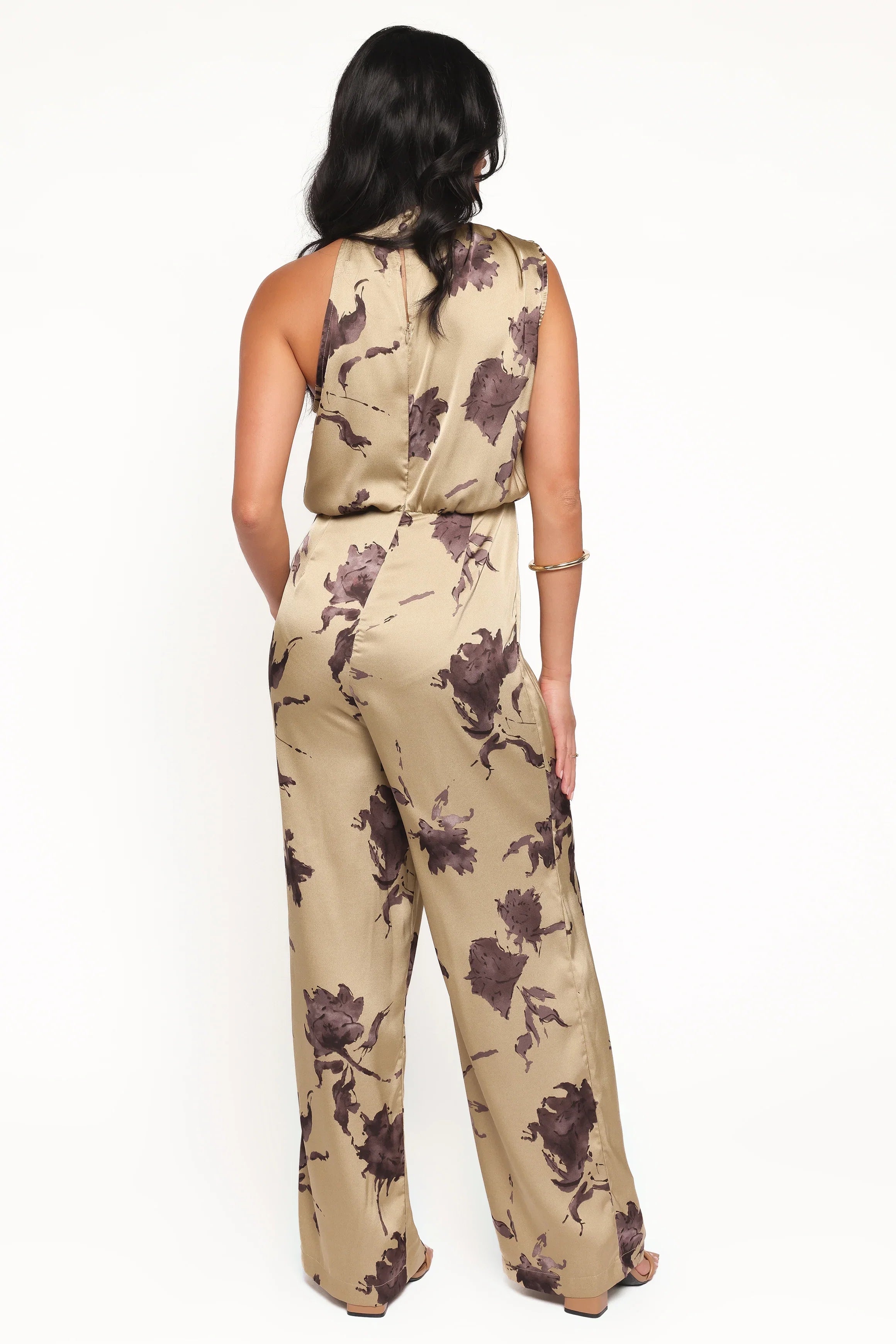Savannah Jumpsuit Gold Floral