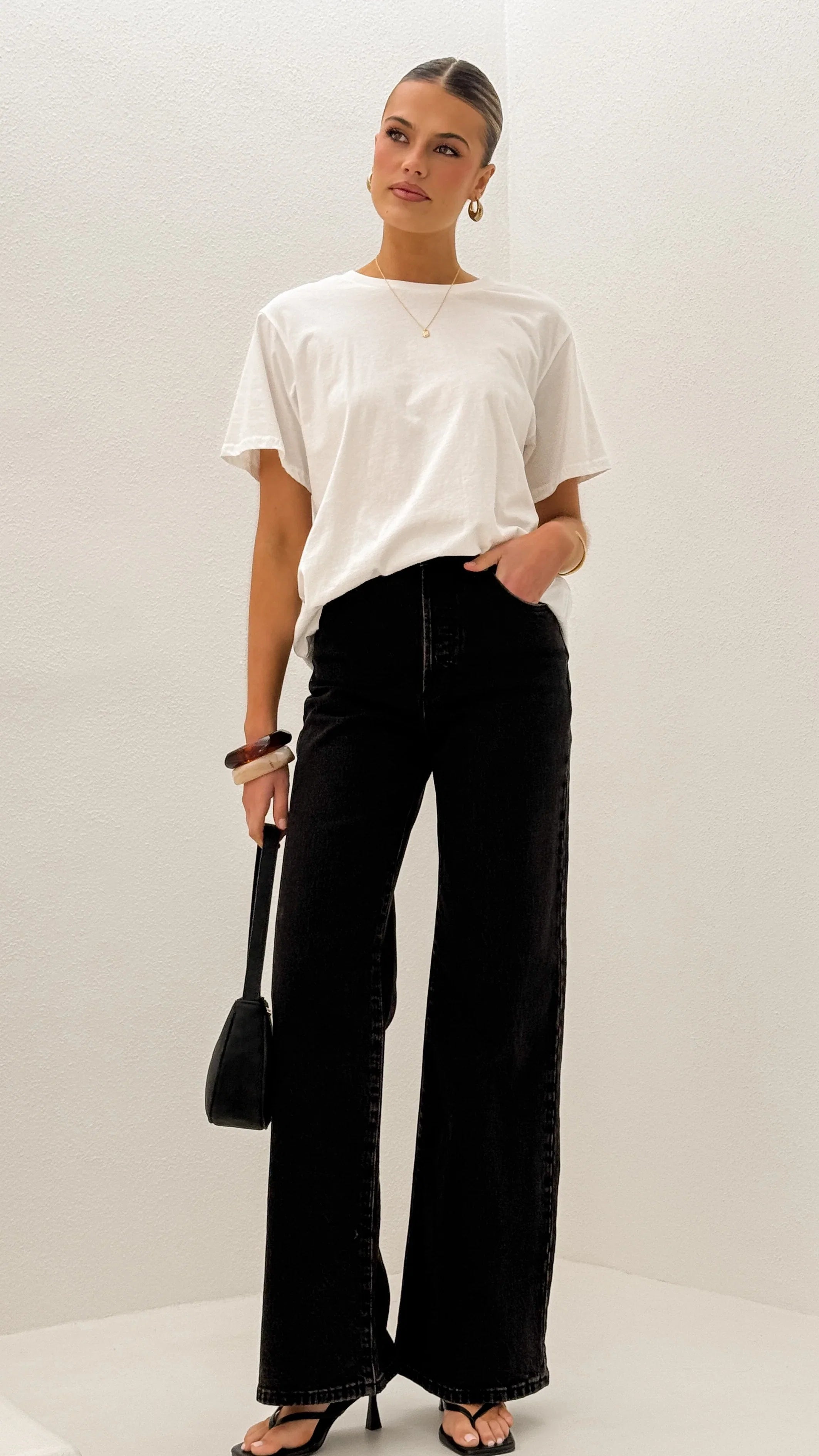 Rollas Sailor Scoop Long Jean Black Sand