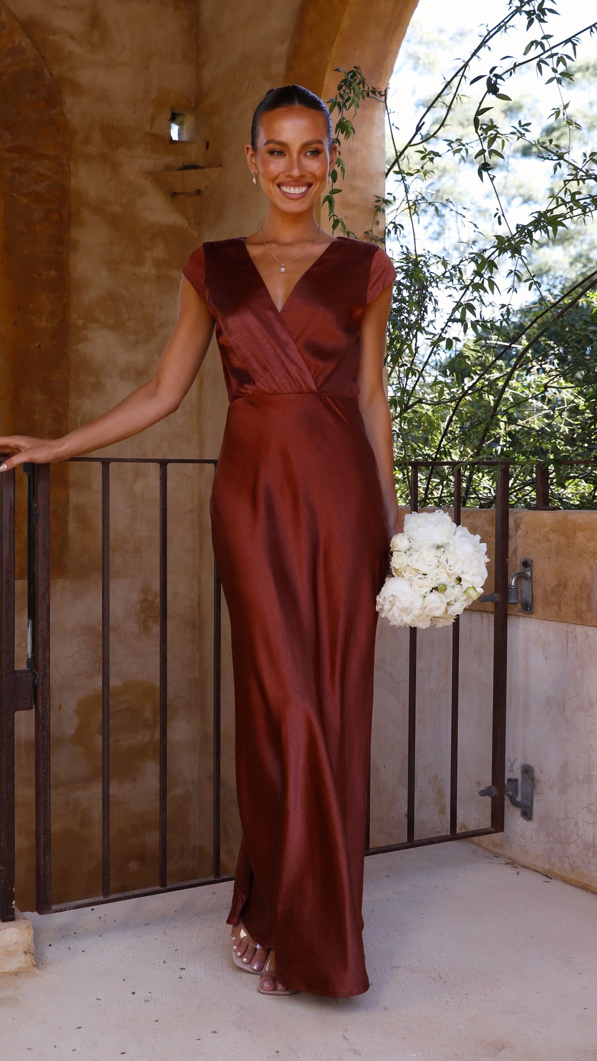 Selma Maxi Dress Rust