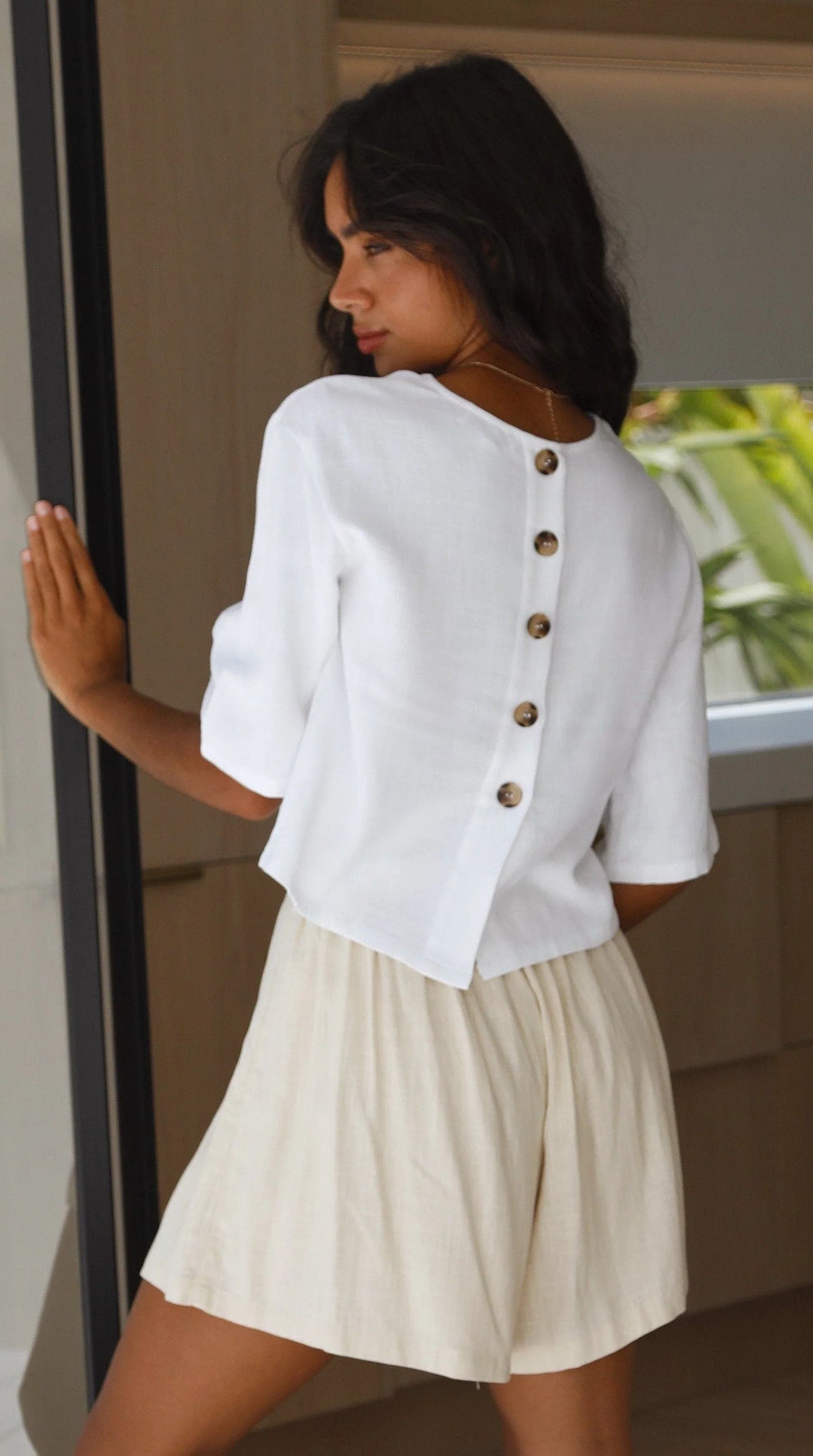 Charlotte Top White