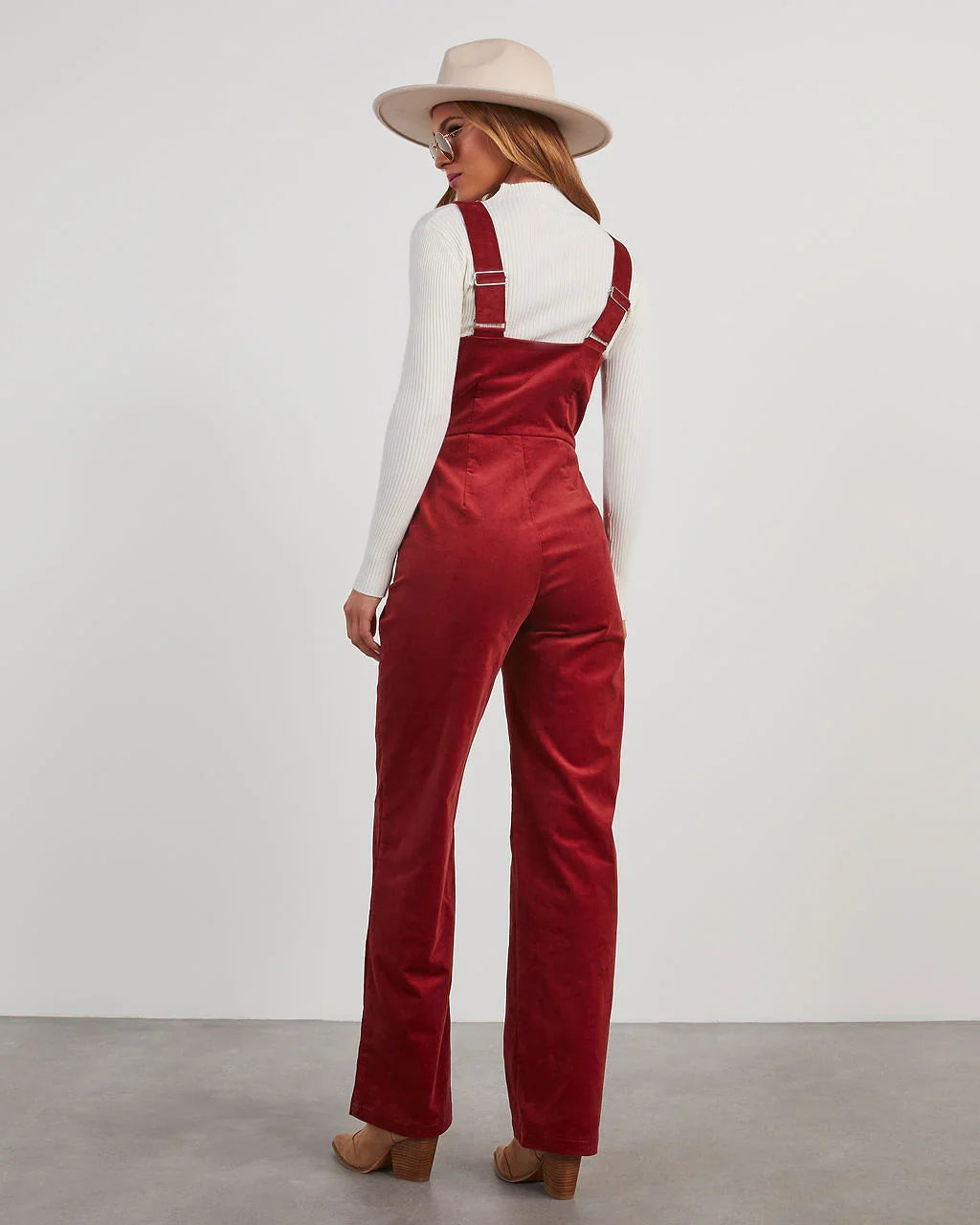 Zachary Corduroy Sleeveless Jumpsuit