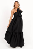 Betina Bow Front Maxi Dress Black