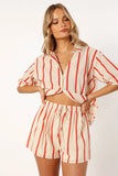 Myles Short Set Red Stripe