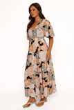 Tiarni Maxi Dress Black Floral