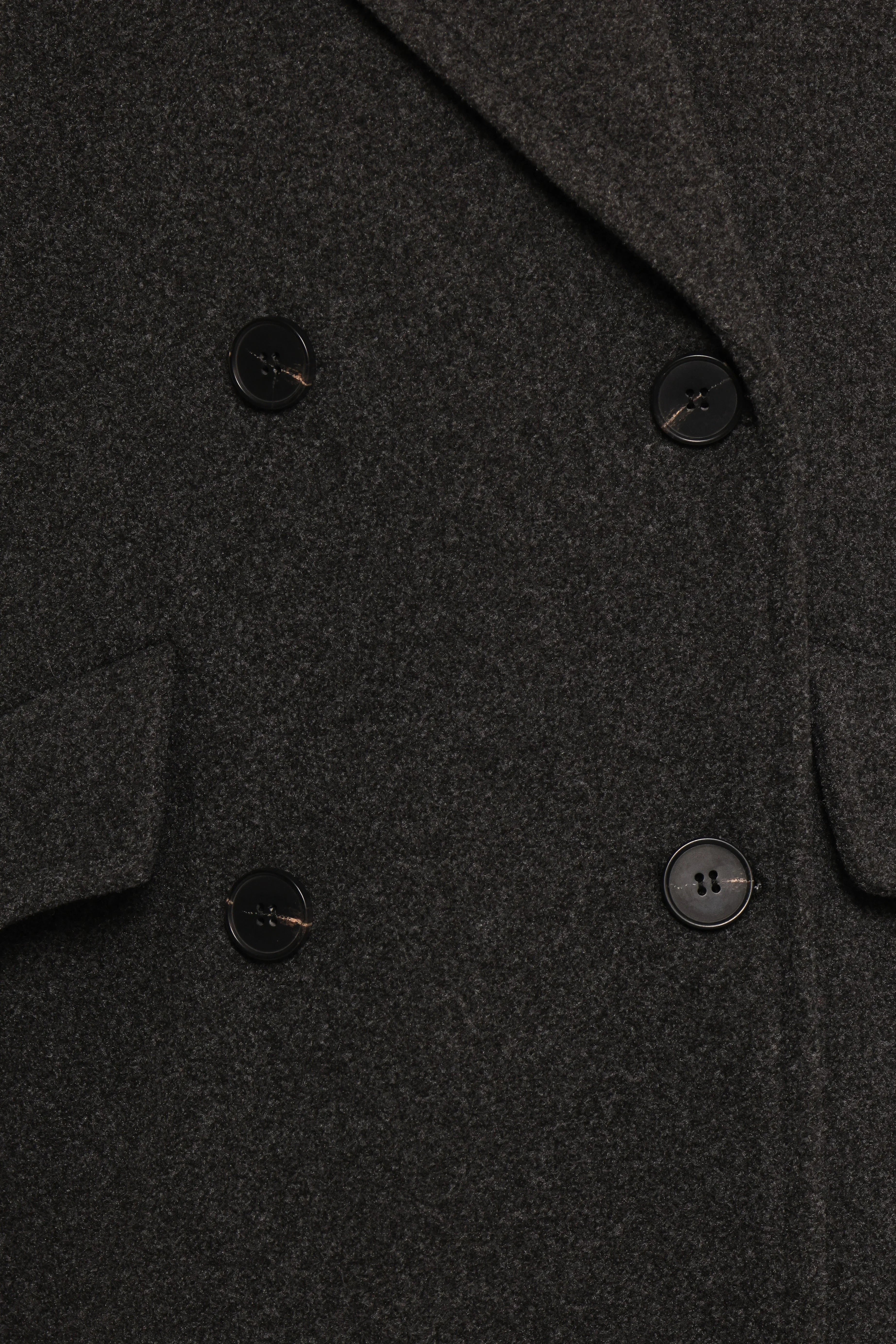 Brylie Oversized Coat Charcoal