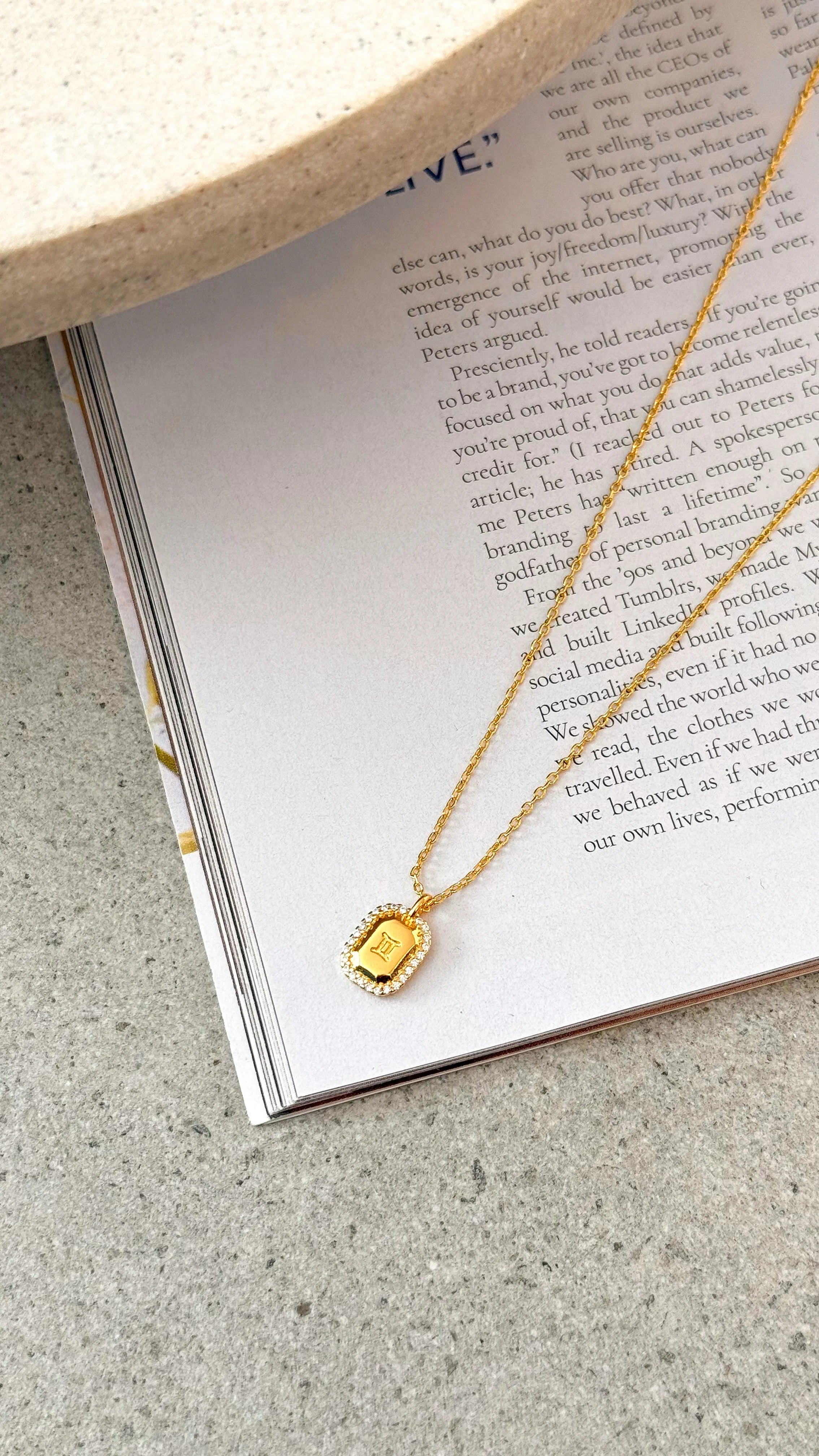 Zodiac Necklace Gemini