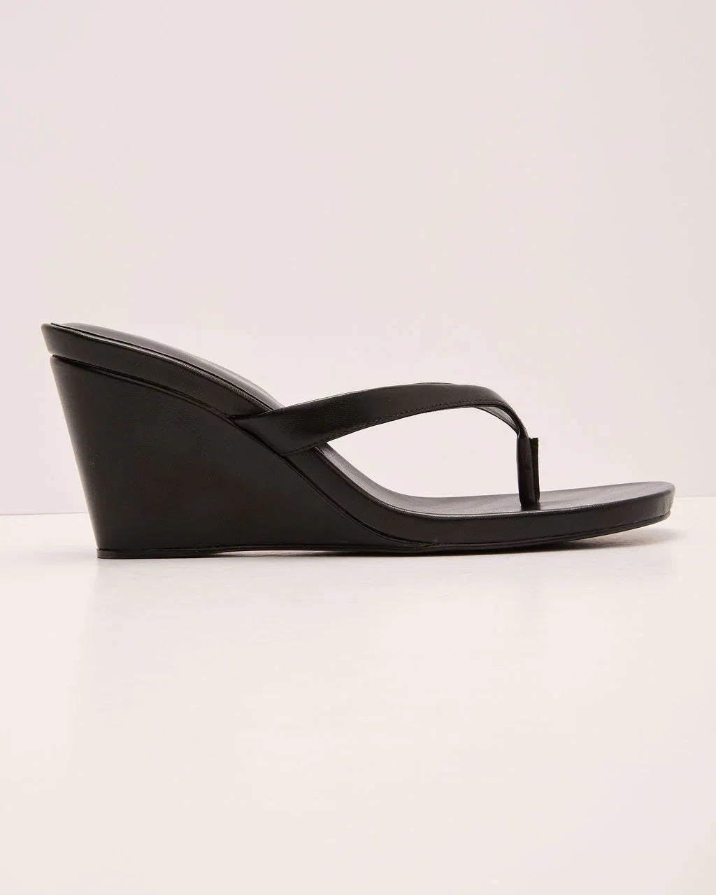 Joellen Vegan Leather Wedge Sandals