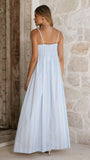 Pippa Maxi Dress Blue Stripe
