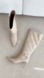 Druella Heeled Boot Stone