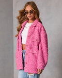 Happy Layer Teddy Shirt Jacket
