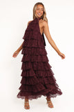 Zoella Maxi Dress Cherry Lace