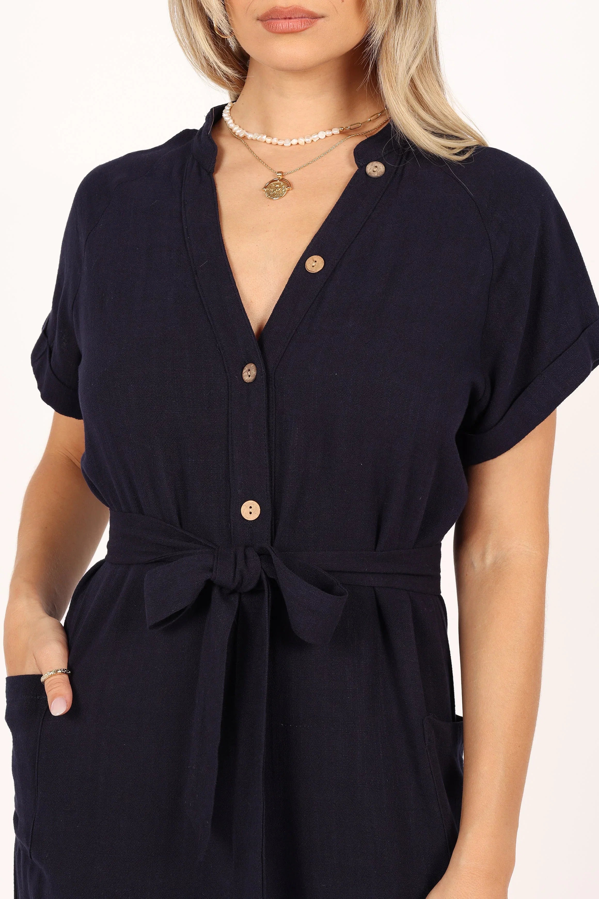 Archie Jumpsuit Navy