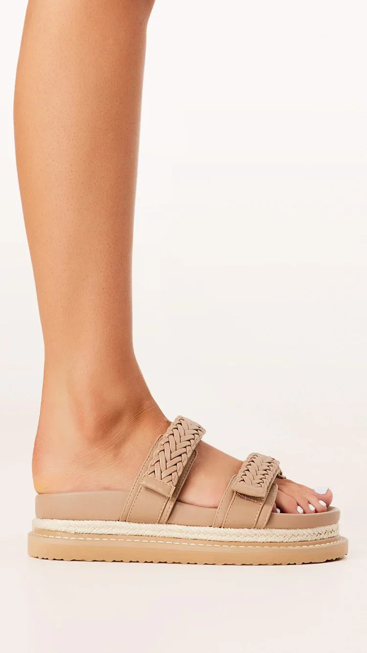 Alva Slides Light Cashew