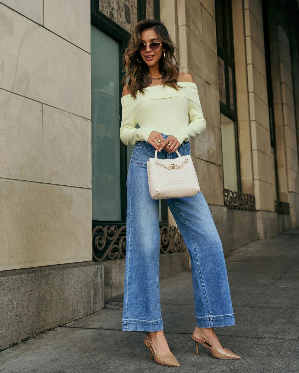 Solara Super Stretch Wide Leg Jeans