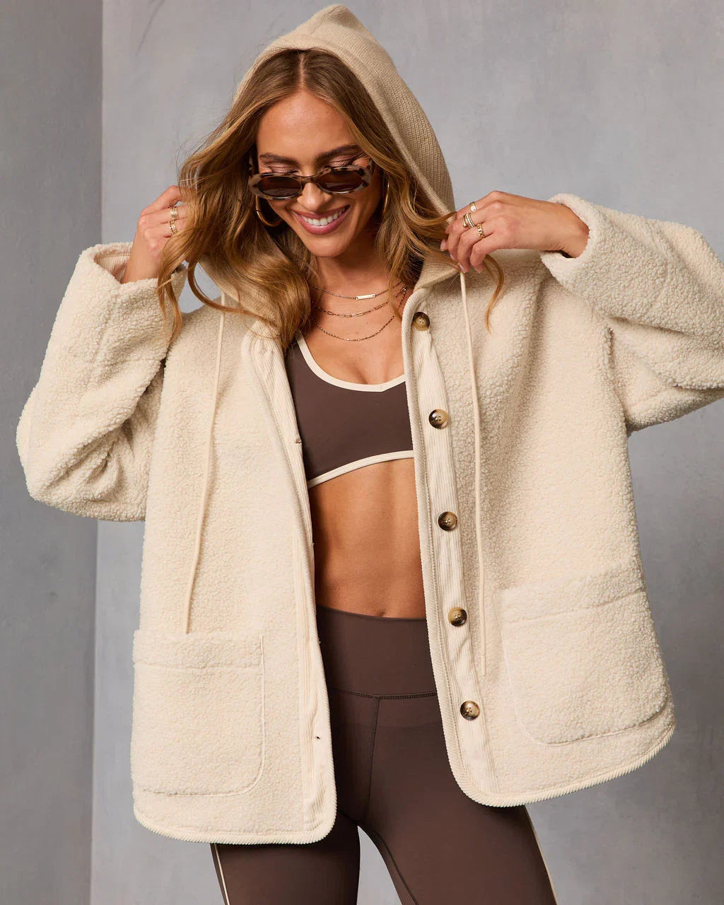 Fremont Sherpa Drawstring Hood Jacket