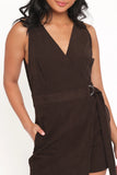 Vesper Corduroy Romper Chocolate