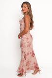 Esmeralda Maxi Dress Rose Print