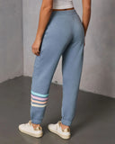 Seloria Striped Hem Sweatpants