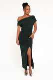 Mel Midi Dress Emerald