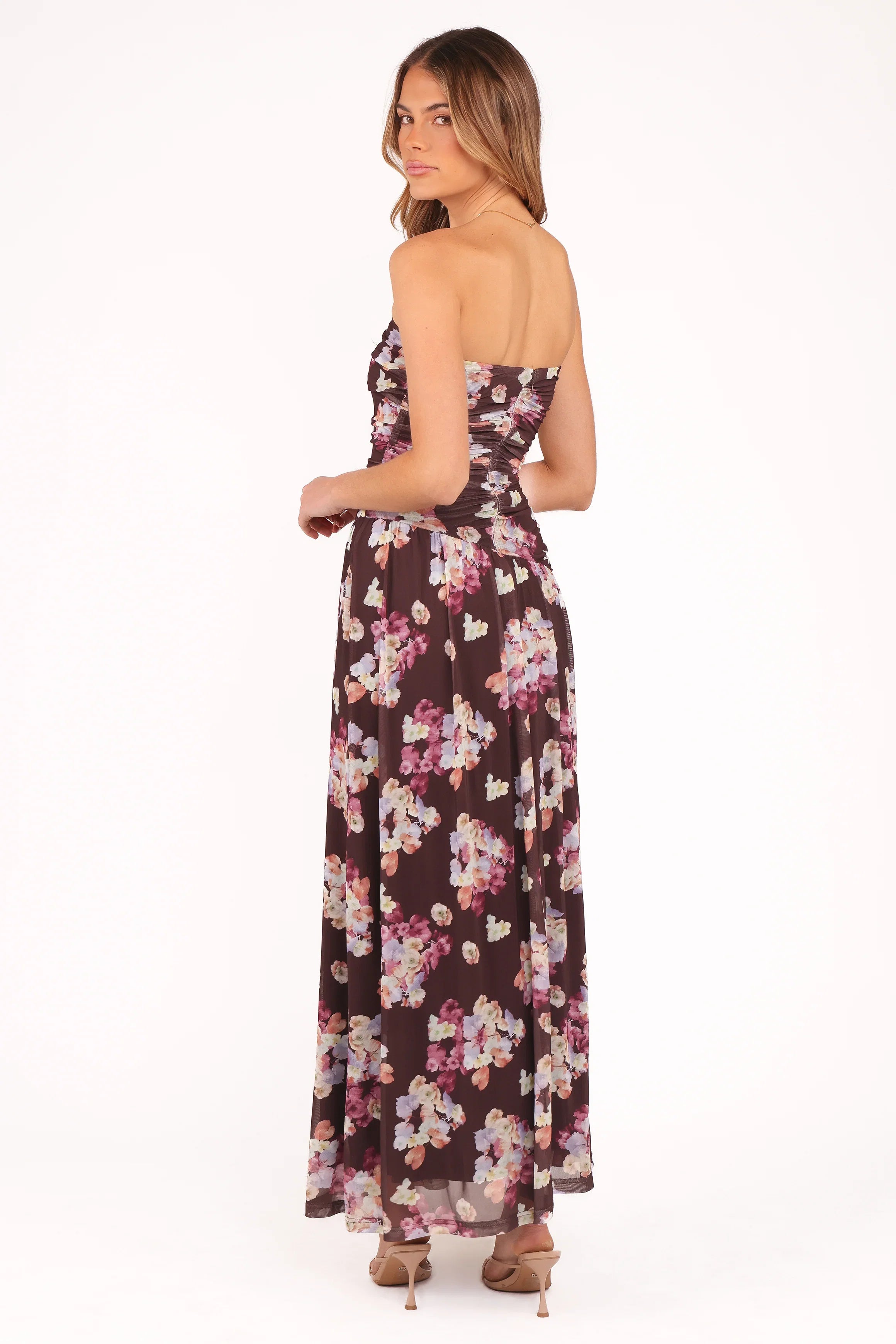 Calypso Maxi Dress Purple Floral