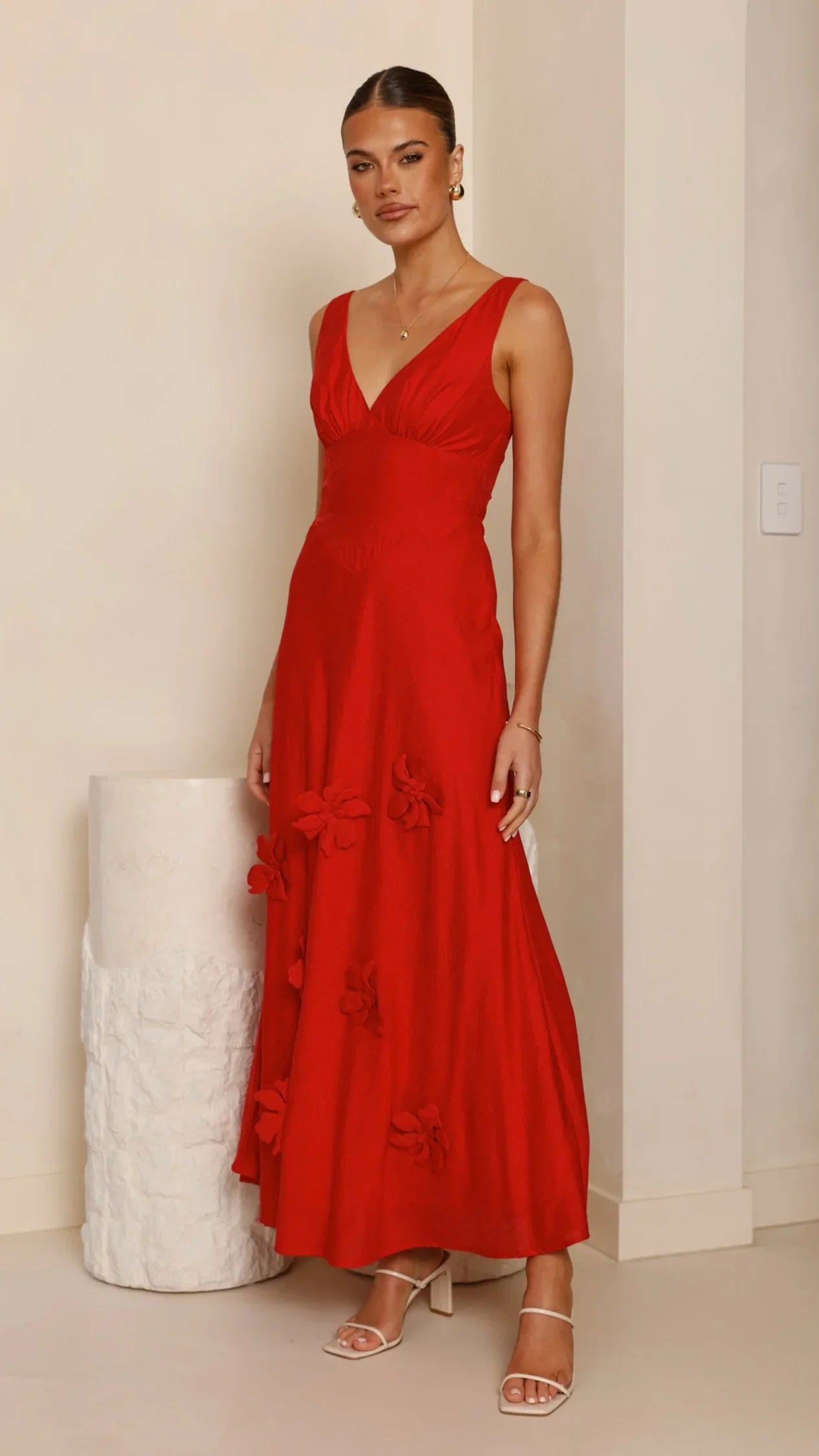 Lavara Maxi Dress Red