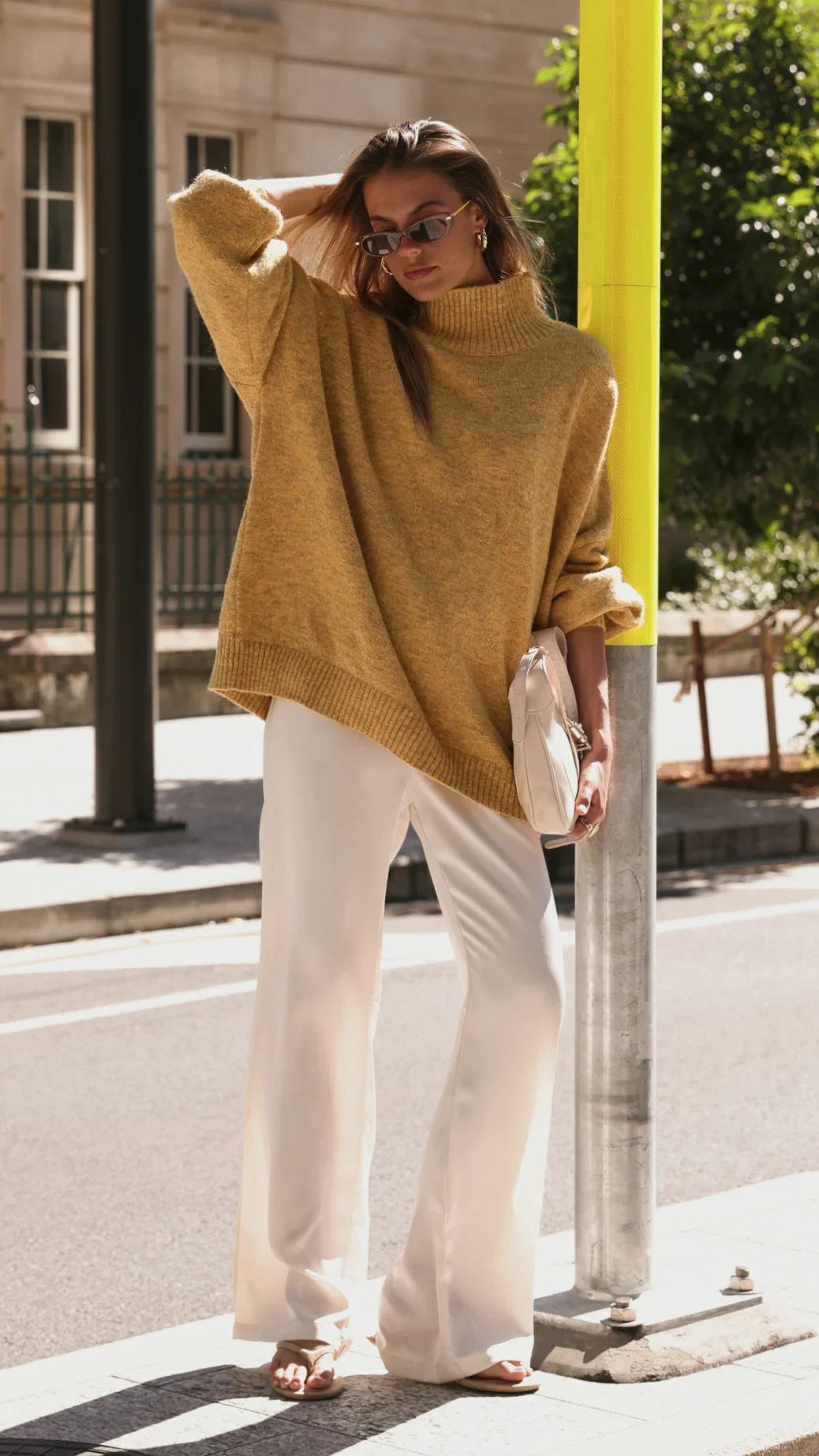 Harita Knitted Sweater Mustard