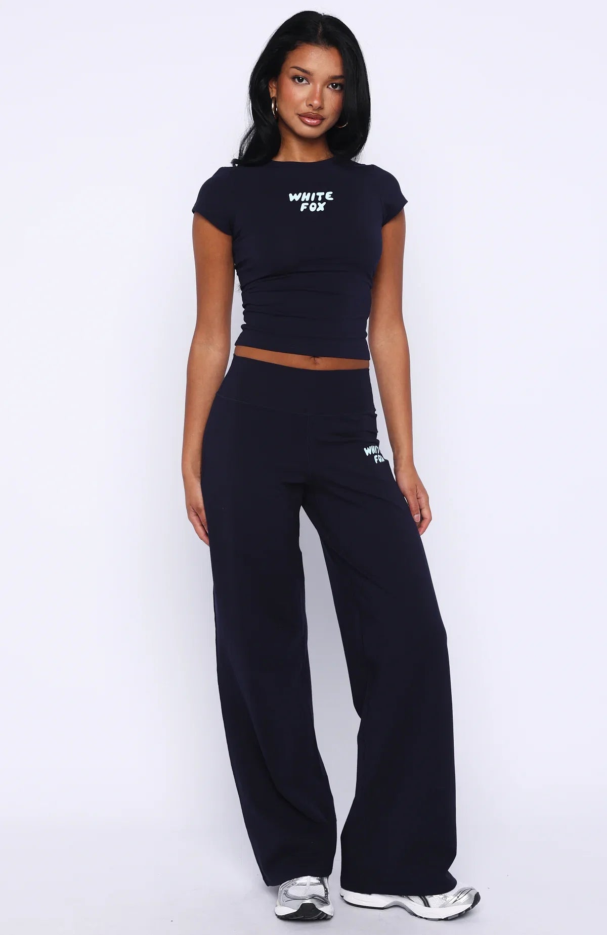 Break The Records Wide Leg Pants Navy