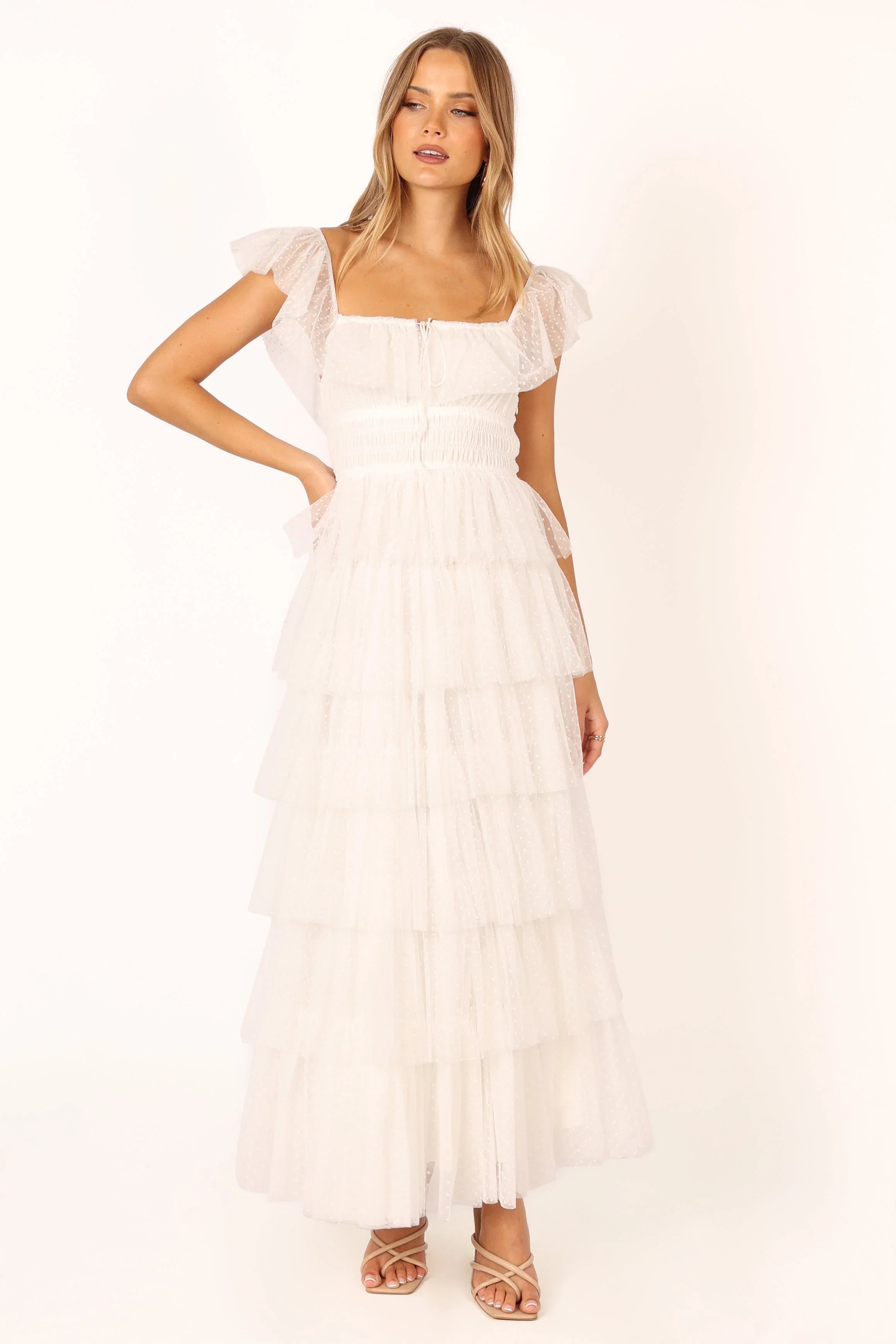Belle Maxi Dress Off White