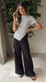 Maeva Tailored Pants Black