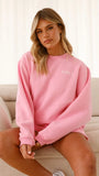 Billy J Crewneck Jumper Pink
