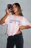Lets Just Leave Oversized Jersey Pink Cream