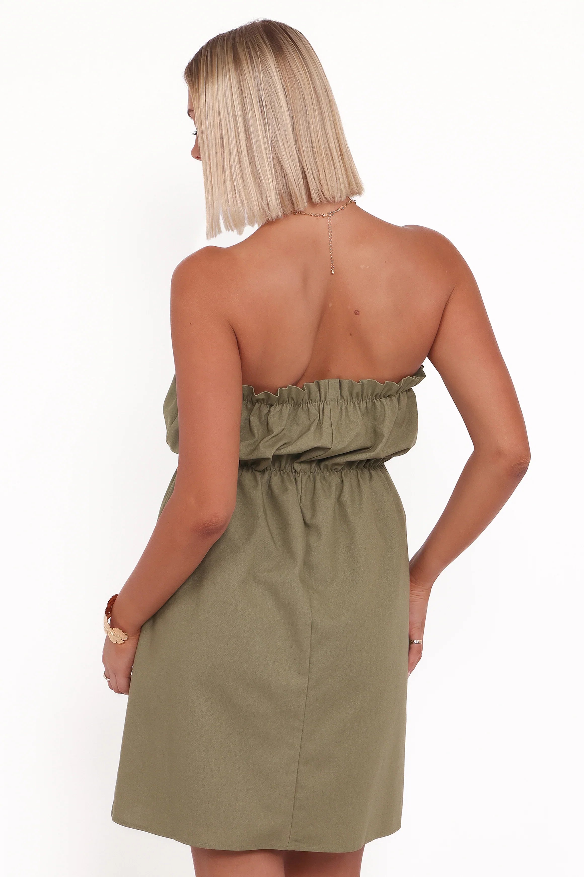 Stratton Mini Dress Leaf Green