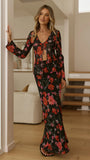Flo Maxi Skirt Dark Floral
