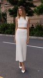 Senya Maxi Skirt White