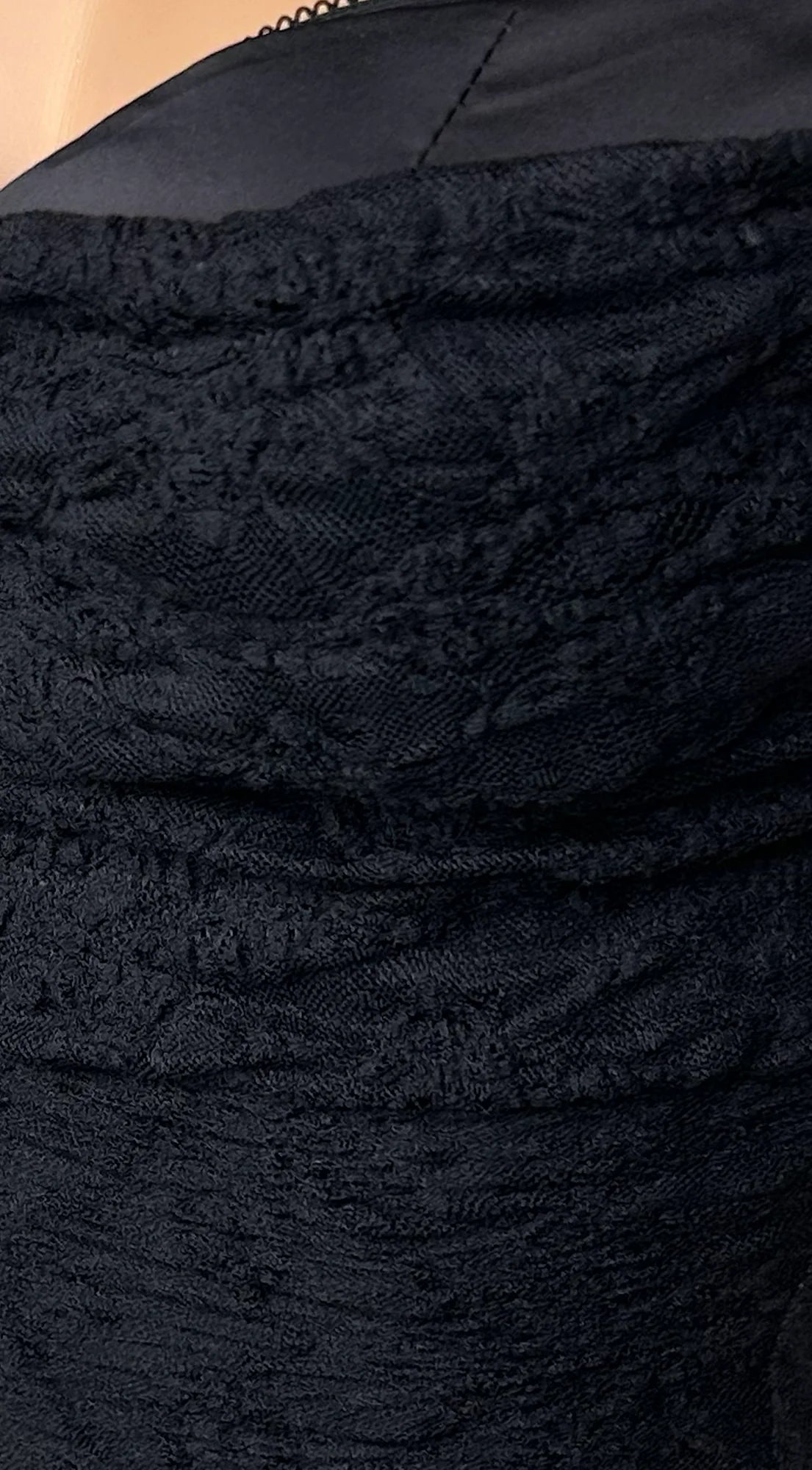 Rosyne Lace Drape Maxi Dress Black