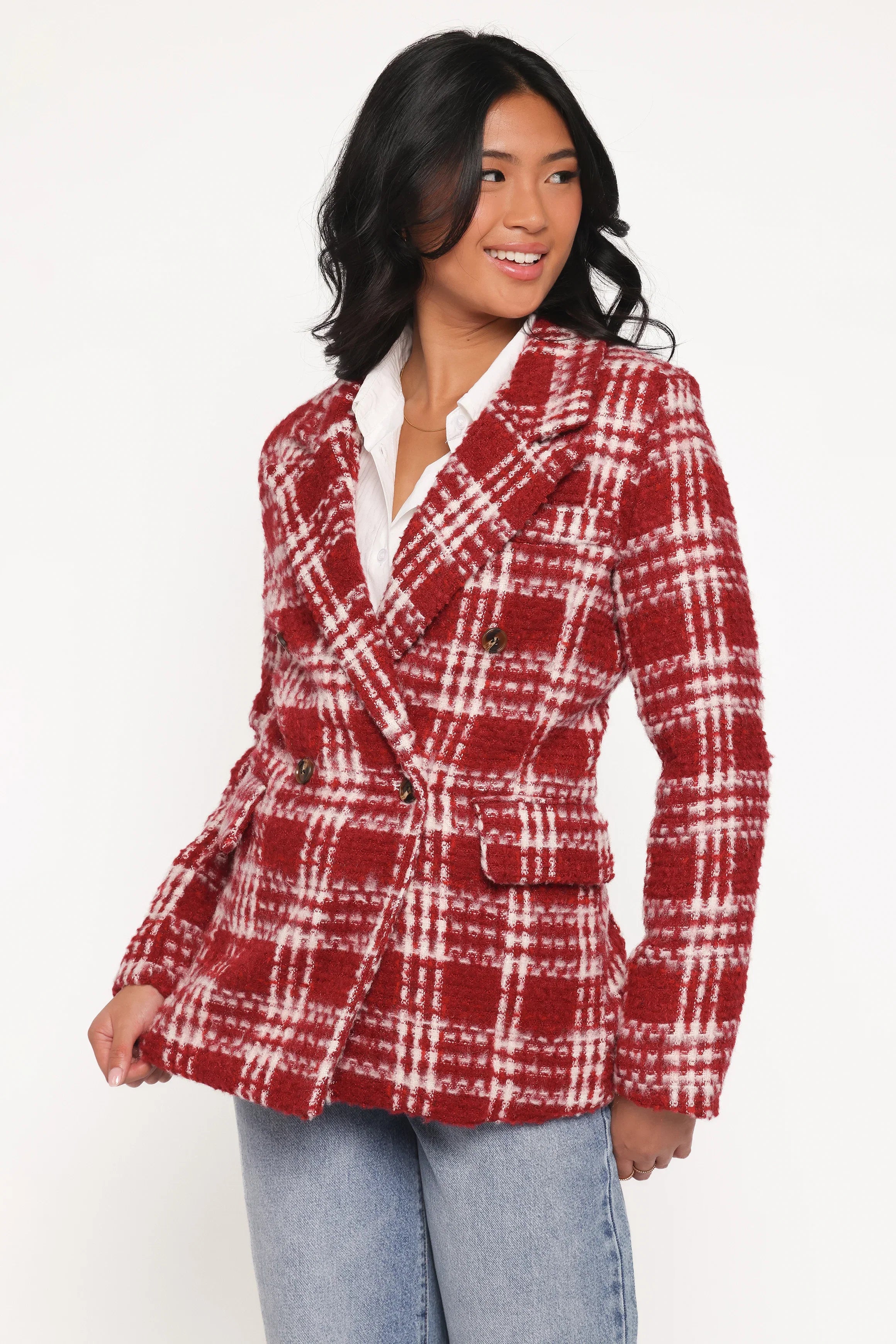 Juliette Blazer Red