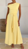 Gemma Maxi Dress Baby Yellow